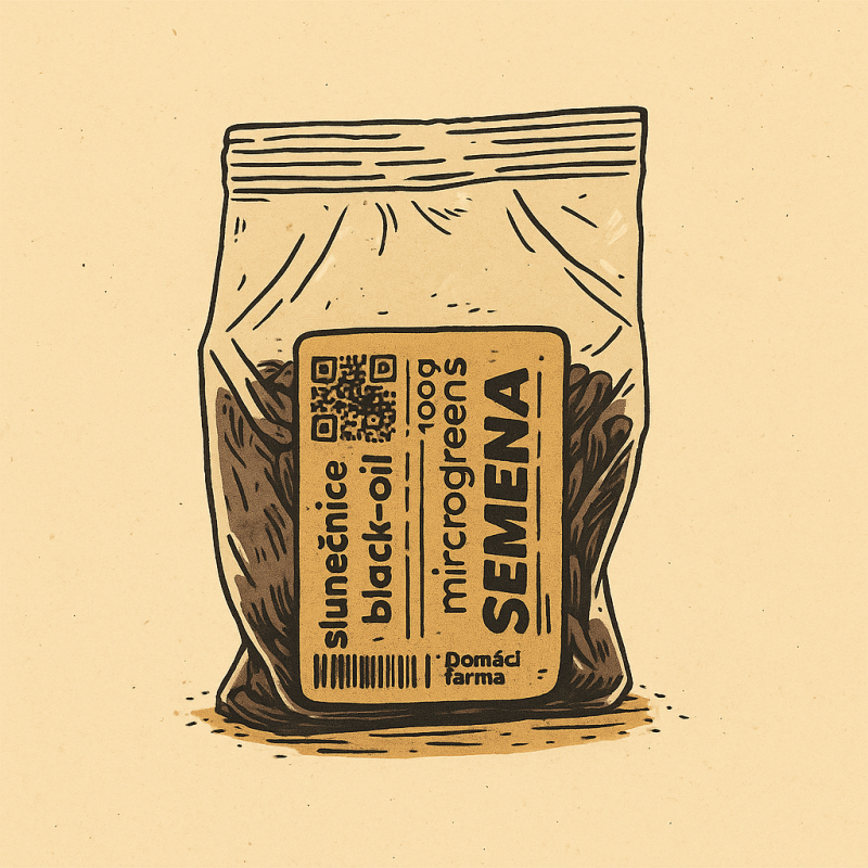 Pestovacia slnečnica black-oil na microgreens 100 g