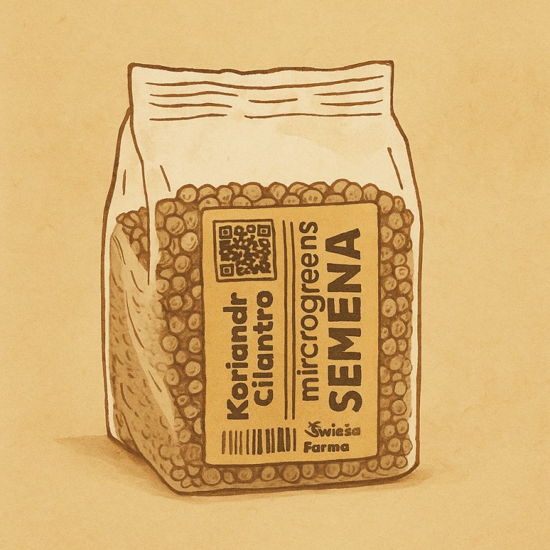 Semená na microgreens koriander 100 g