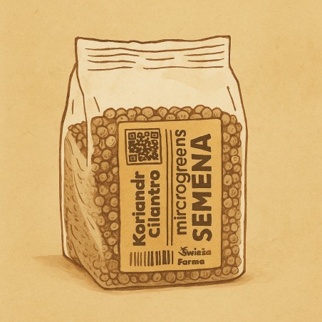 Semená na microgreens koriander 100 g