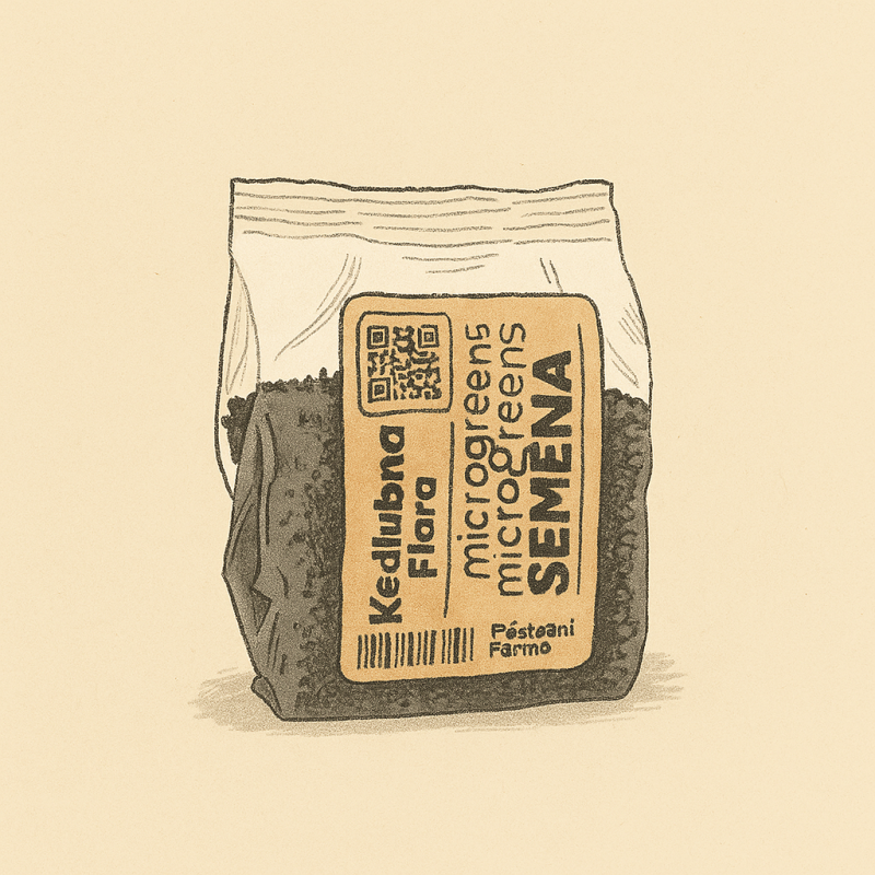 Semená na microgreens fialová kaleráb 100 g