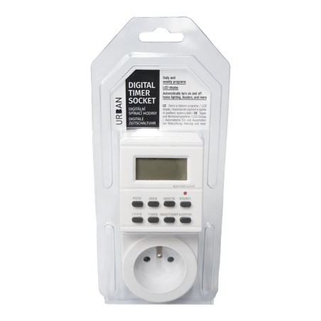 Digitální spínací hodiny do zásuvky Urban Timer Socket