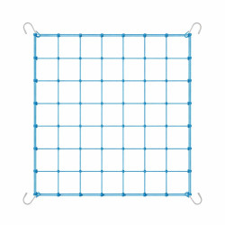 Pružná podpůrná síť pro rostliny 100x100 cm s háčky do stanu