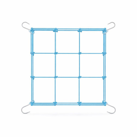 Pružná podpůrná síť pro rostliny 50x50 cm s háčky do stanu