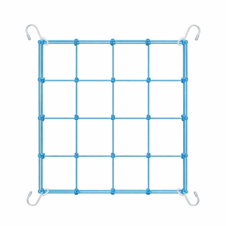 Pružná podpůrná síť pro rostliny 60x60 cm s háčky do stanu