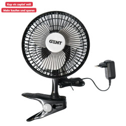 GENT Clip Fan 5W: Praktický klipsnový ventilátor
