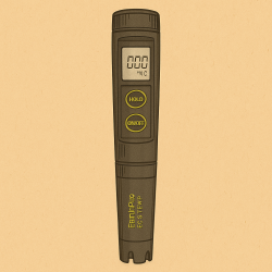 Prístroj na kontrolu EC a dávkovanie hnojív