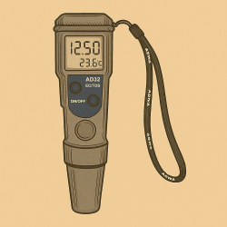 EC meter na meranie vodivosti živných roztokov