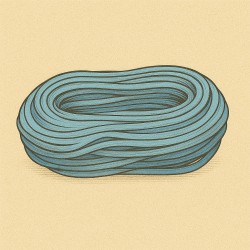 Modrá vzduchová hadička k čerpadlám a kameňom 1 meter