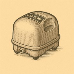 Výkonný vzduchový kompresor pre hydroponiu a akvapóniu 60 l/min