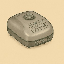 Vzduchové čerpadlo pre hydroponiu a akvapóniu 600 l/h