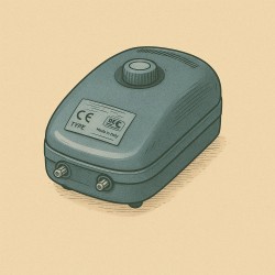 Vzduchové čerpadlo pre hydroponiu a akvapóniu 192 l/h